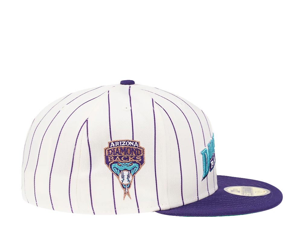 New Era Arizona Diamondbacks Jersey Patch Pinstripe Heroes Elite Edition 59Fifty Fitted Cap