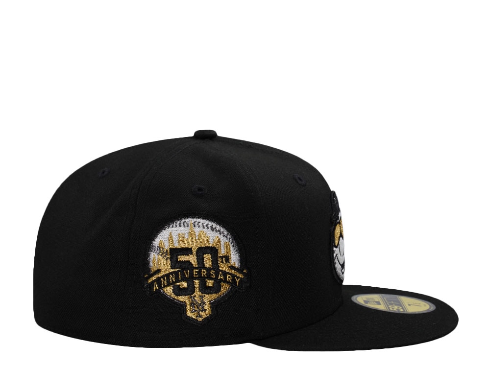 New Era New York Mets 50th Anniversary Black Edition 59Fifty Fitted Cap