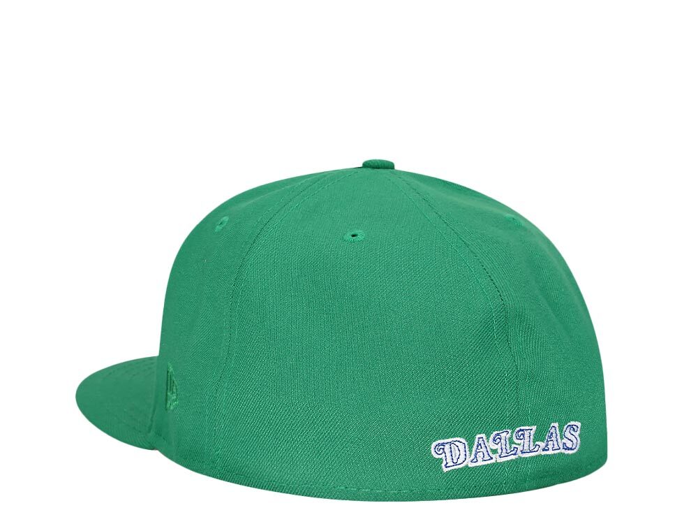 New Era Dallas Mavericks Hardwood Classic Green Edition 59Fifty Fitted Cap