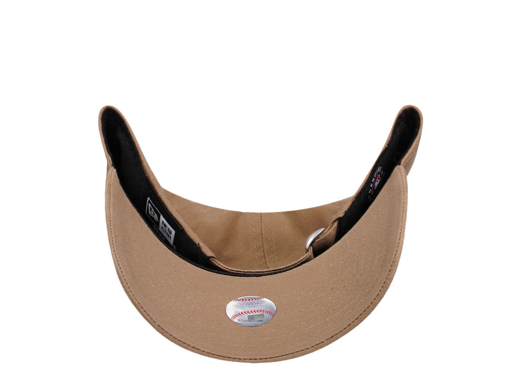 New Era New York Mets Khaki Apple Womens 9Twenty Strapback Cap