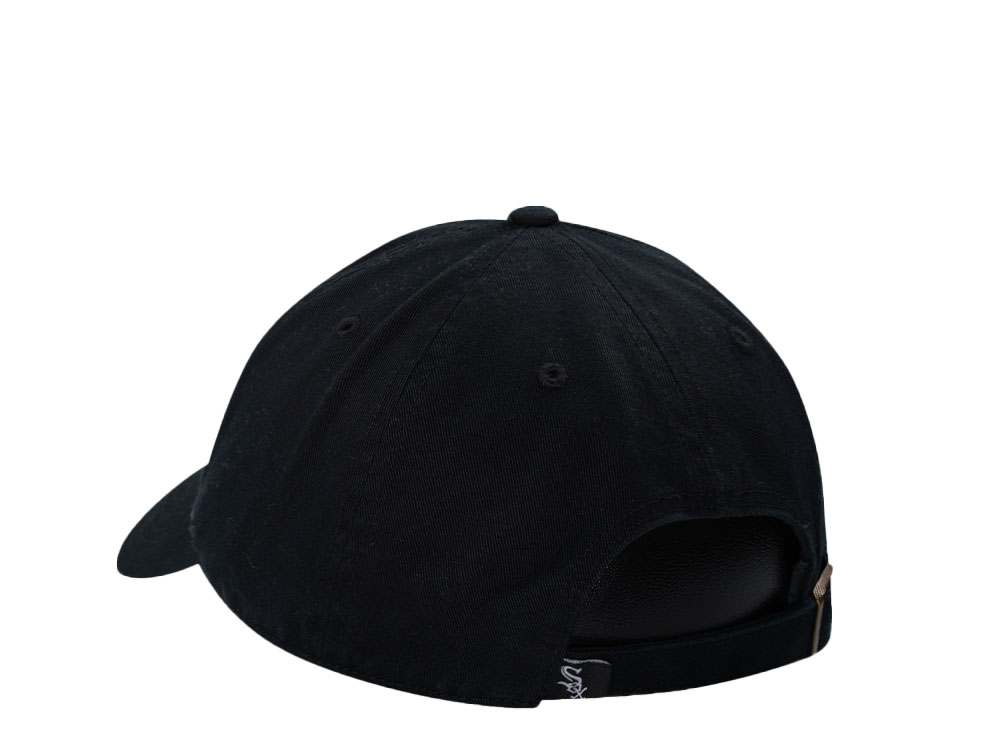 47Brand Chicago White Sox Black Clean up Strapback Cap