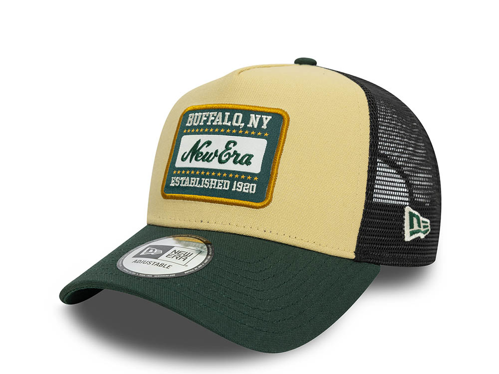 New Era Patch 9Forty A Frame Trucker Snapback Cap