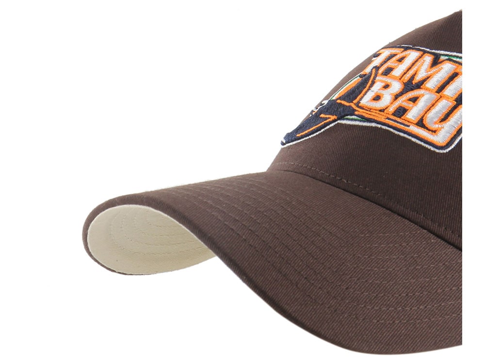 47Brand Tampa Bay Rays Cooperstwon Tropicana Field Brown Edition MVP Snapback Cap