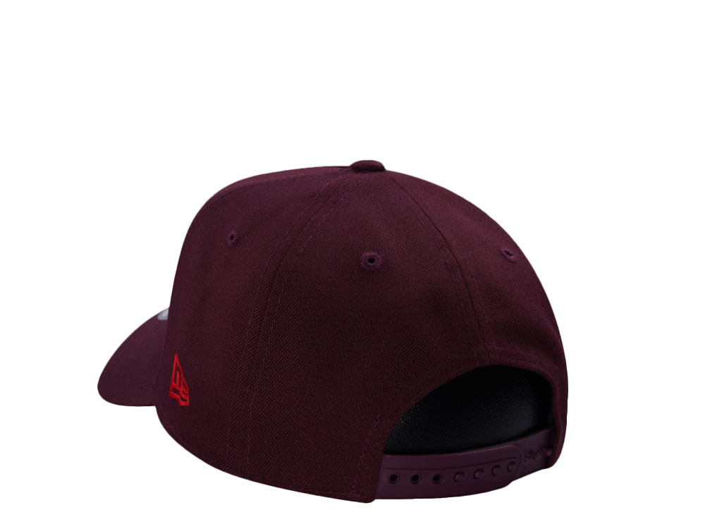 New Era Toronto Blue Jays 25th Anniversary Maroon Prime Edition 9Forty A Frame Snapback Cap