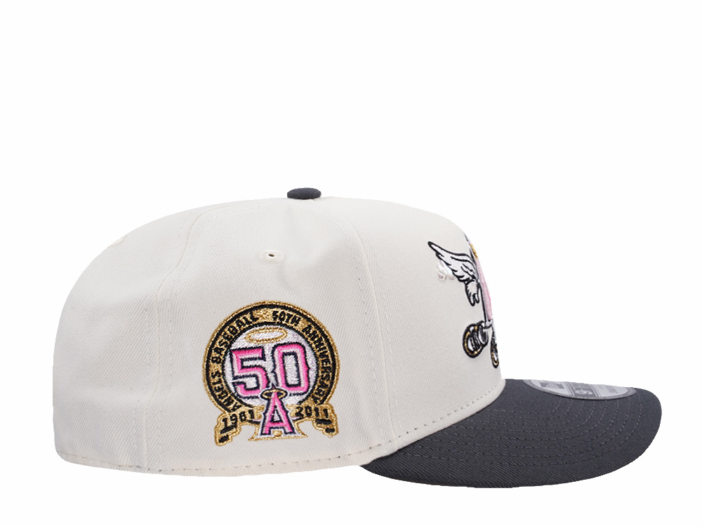 New Era Anaheim Angels 50th Anniversary Chrome Two Tone Edition 9Fifty A Frame Snapback Cap