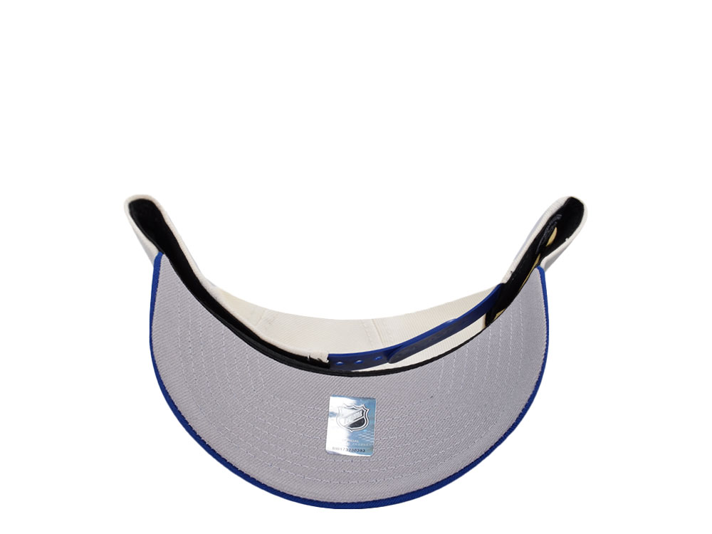New Era New York Rangers 85th Anniversary Chrome Two Tone Edition 9Forty A Frame Snapback Cap