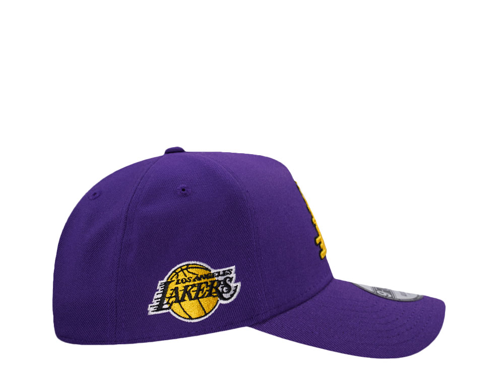 New Era Los Angeles Lakers Dark Purple Prime Edition 9Forty A Frame Snapback Cap