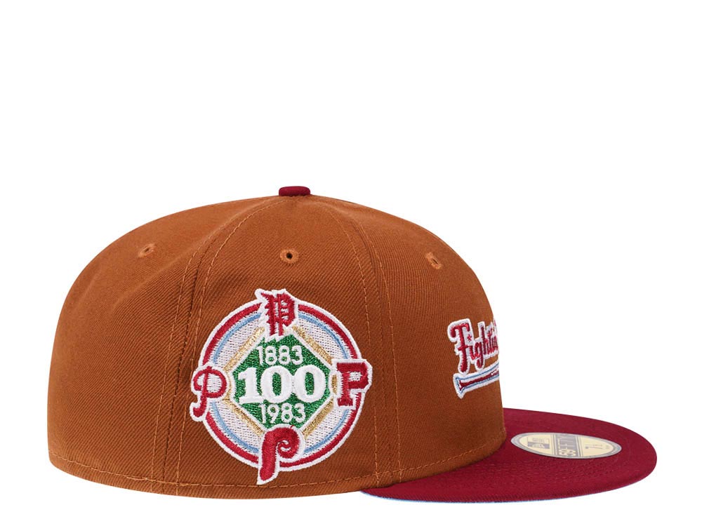 New Era Philadelphia Phillies 100th Anniversary Fightin Prime Two Tone Edition 59Fifty Fitted Cap