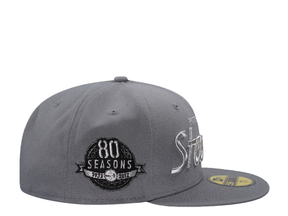 New Era Pittsburgh Steelers 80 Seasons Metallic Gray Prime Edition 59Fifty Fitted Cap