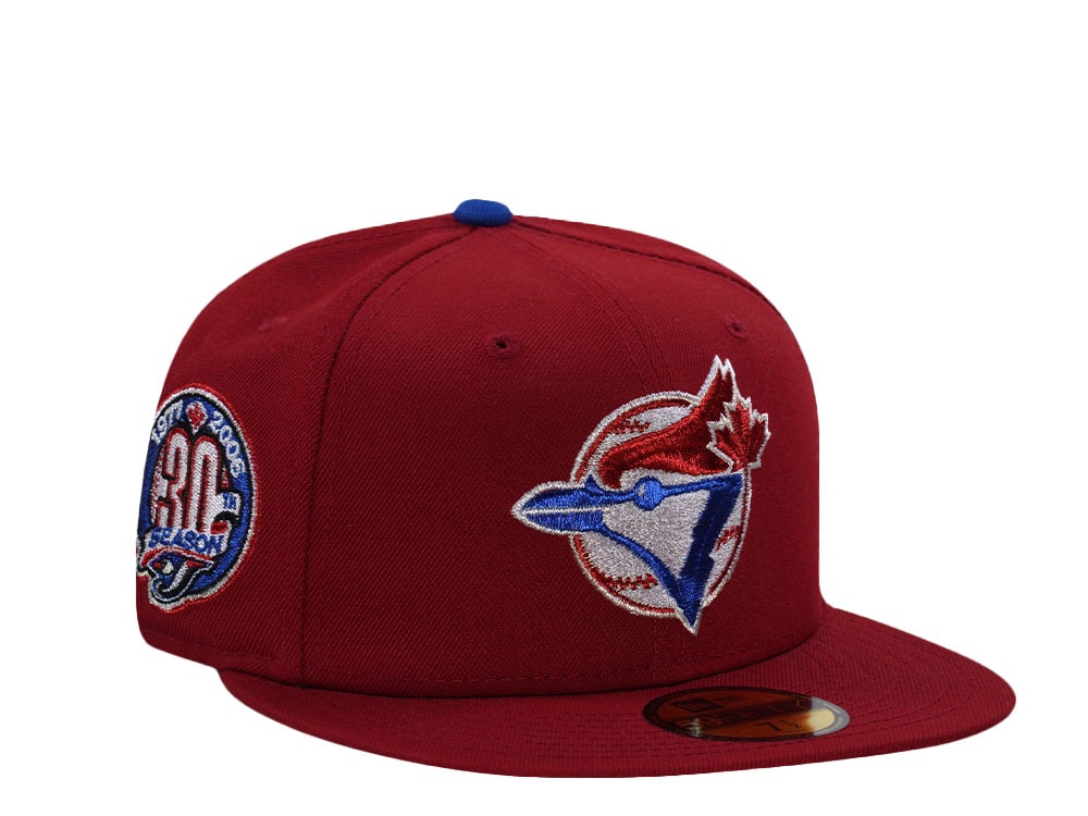 New Era Toronto Blue Jays 30th Season Red Primed Edition 59Fifty Fitted Cap