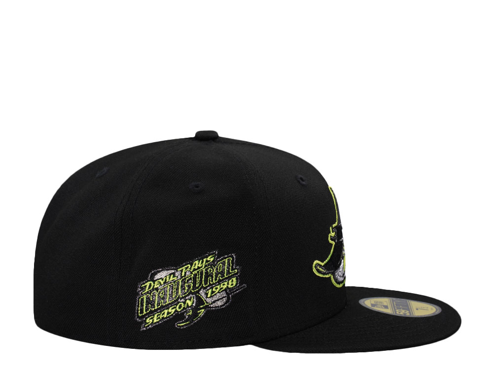 New Era Tampa Bay Rays Inaugural Season 1998 Black Prime Edition 59Fifty Fitted Cap