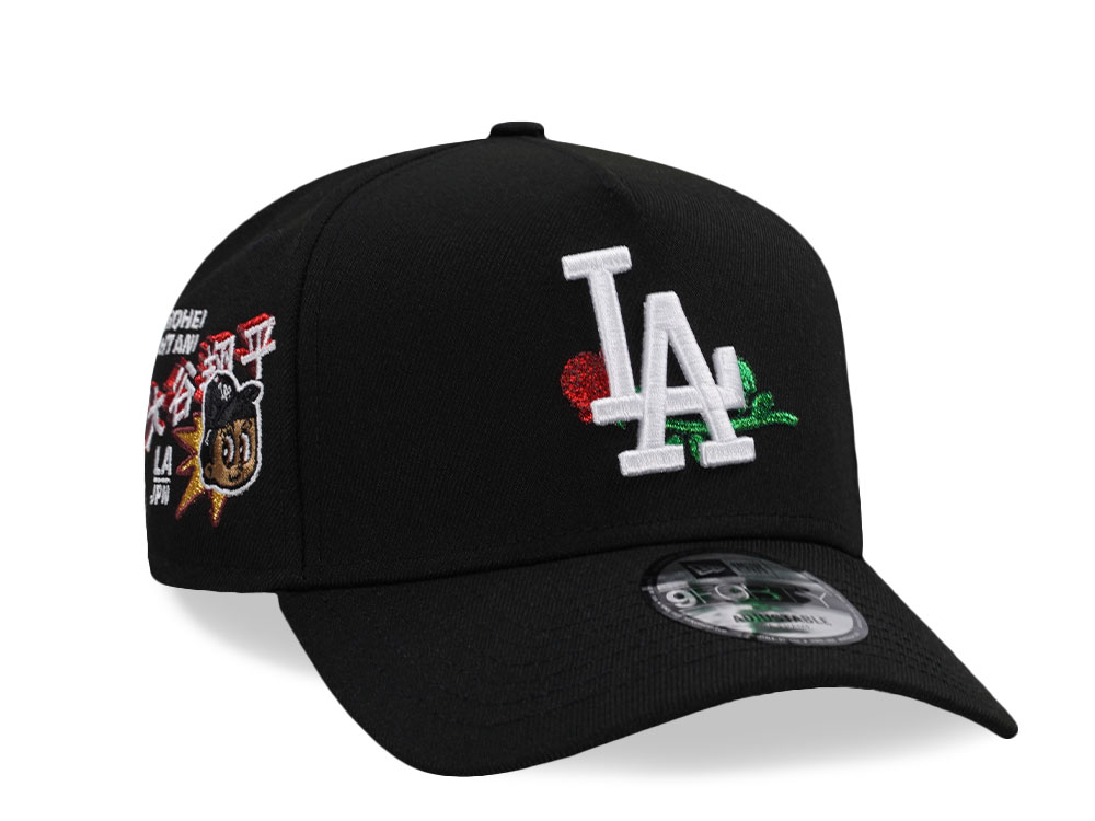 New Era Los Angeles Dodgers Ohtani Rose Black Edition 9Forty A Frame Snapback Cap