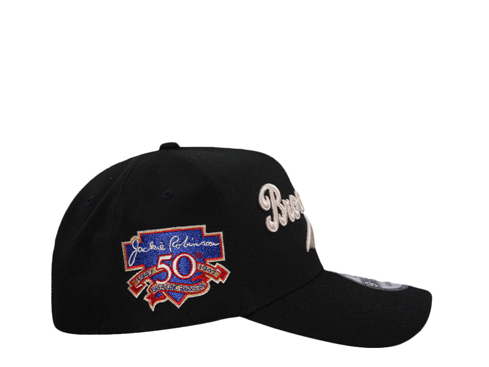 New Era Brooklyn Dodgers Jackie Robinson Throwback Edition 9Forty A Frame Snapback Cap
