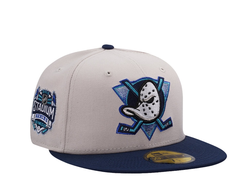 New Era Anaheim Ducks Stadium Series Stone Two Tone Edition 59Fifty Fitted Cap