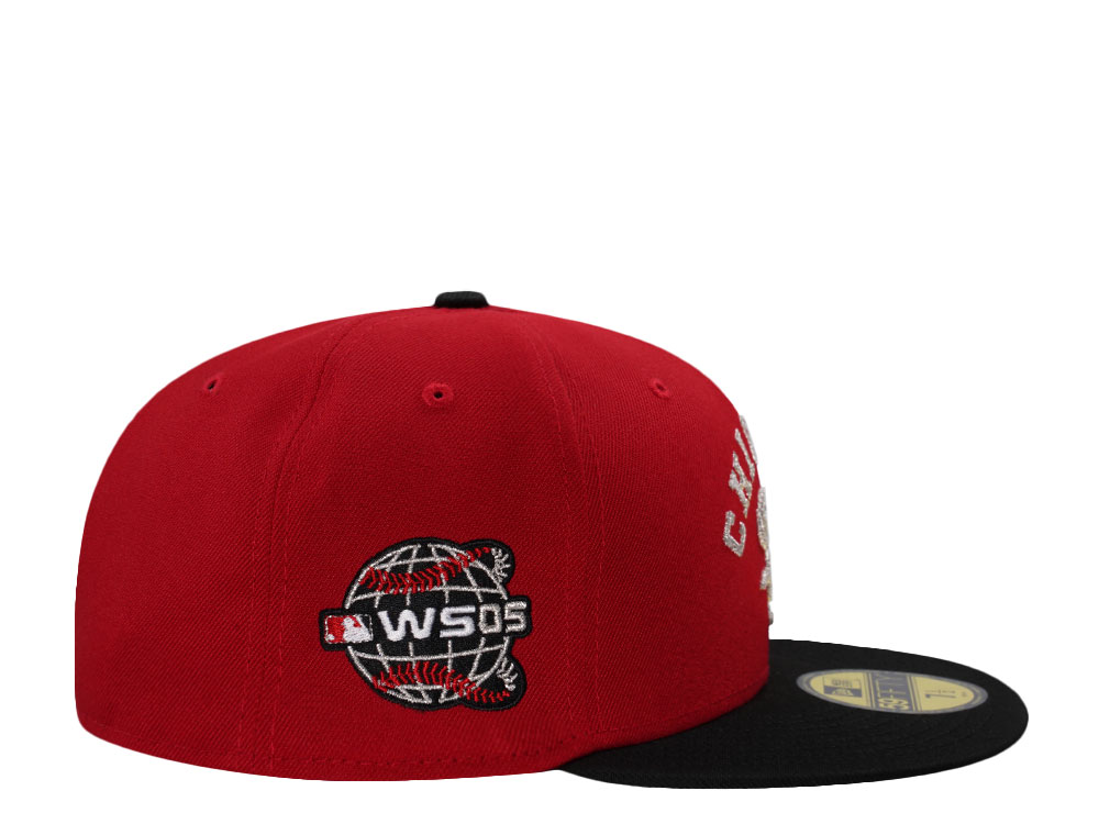 New Era Chicago White Sox World Series 2005 Scarlet Red Two Tone Edition 59Fifty Fitted Cap