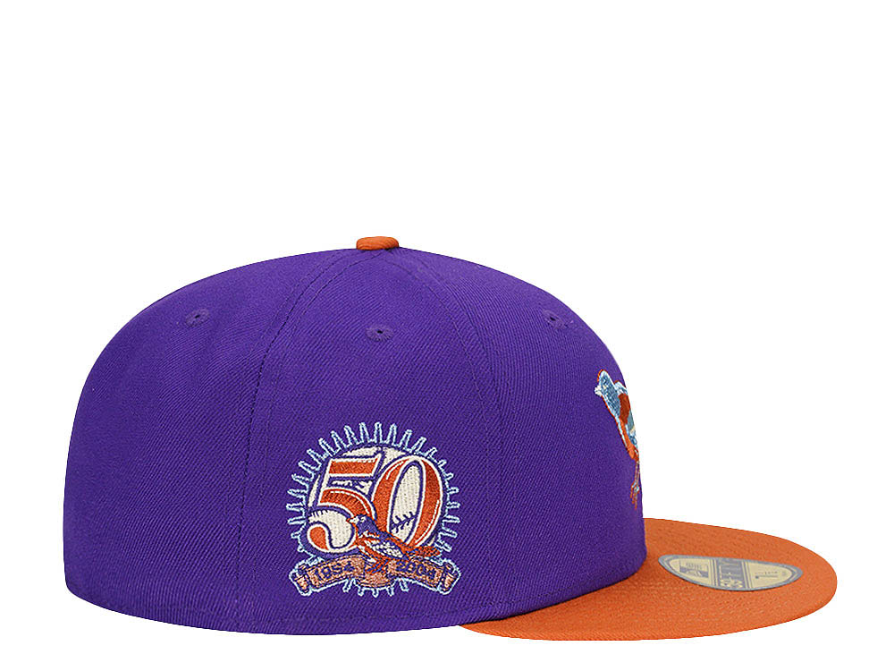 New Era Baltimore Orioles 50th Anniversary Metallic Prime Two Tone Edition 59Fifty Fitted Cap