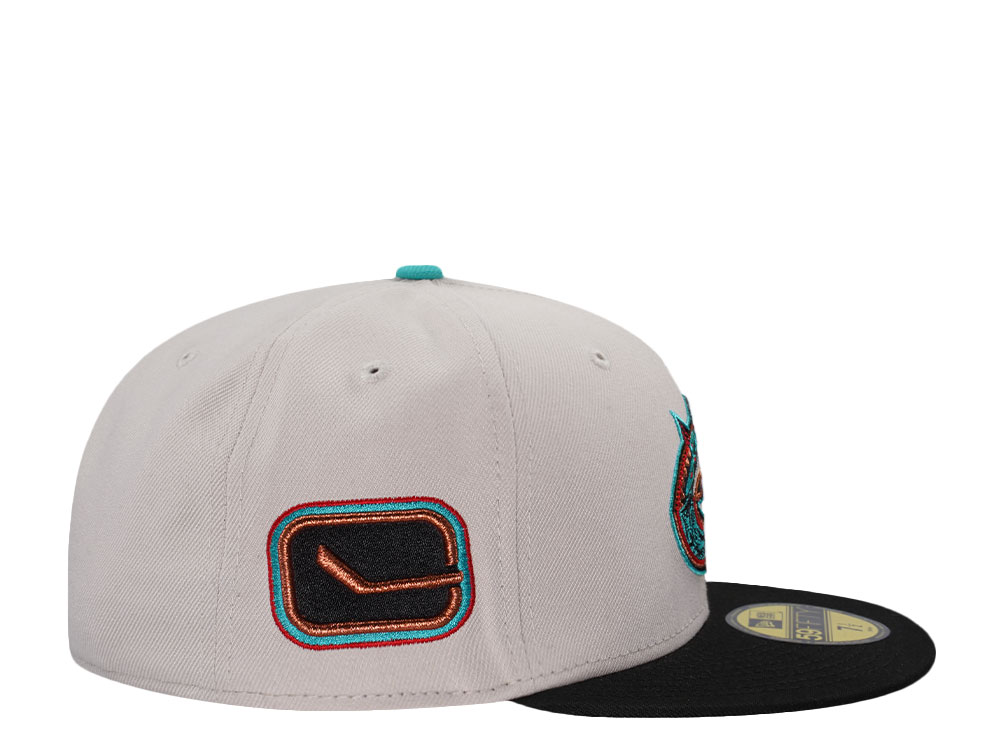 New Era Vancouver Canucks Stone Two Tone Color Flip Prime Edition 59Fifty Fitted Cap