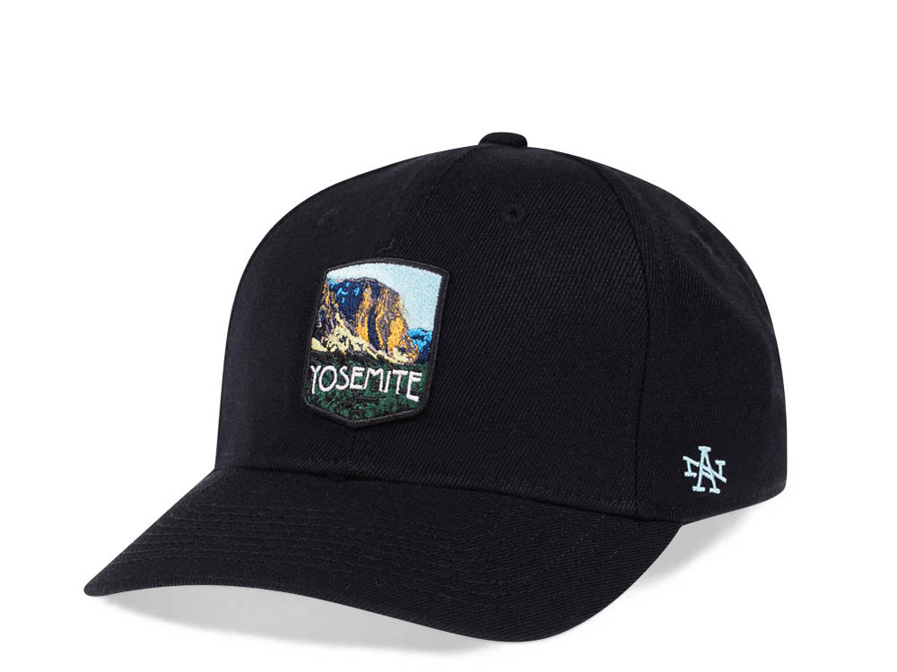 American Needle Yosemite National Park Black Snapback Cap
