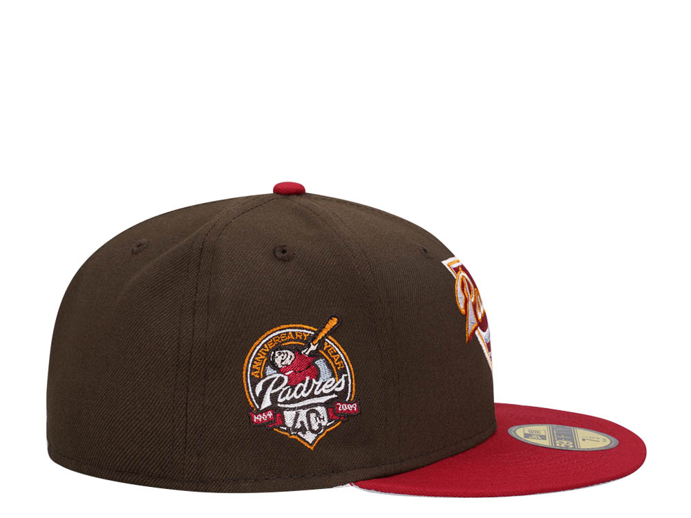 New Era San Diego Padres 40th Anniversary Walnut Two Tone Prime Edition 59Fifty Fitted Cap