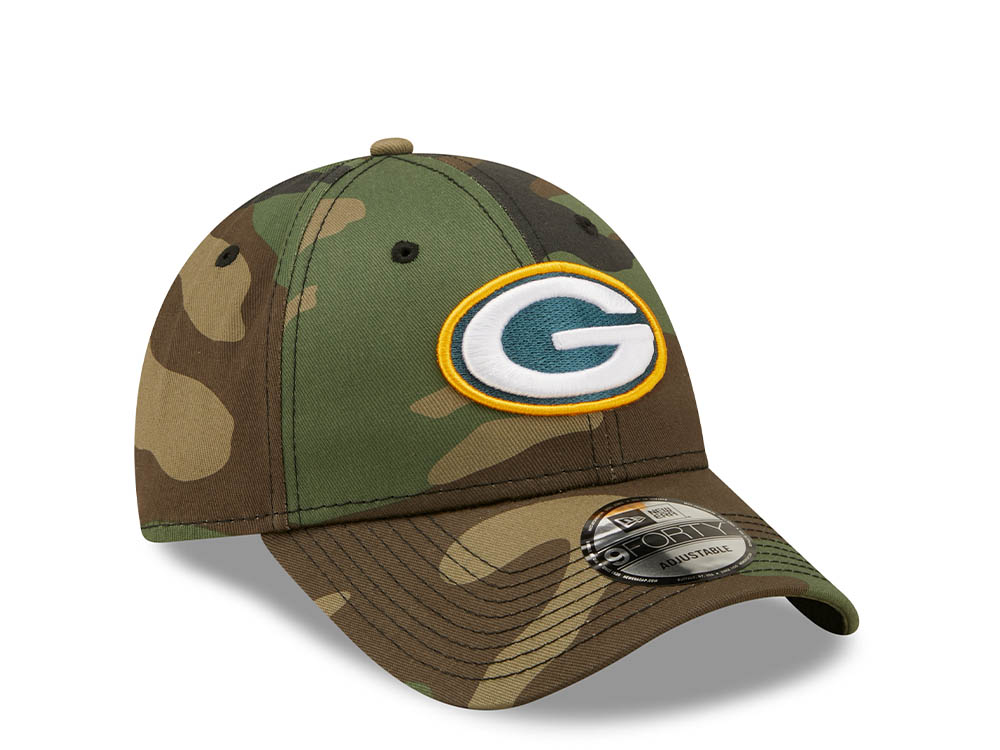 New Era Green Bay Packers Green Camo 9Forty Strapback Cap