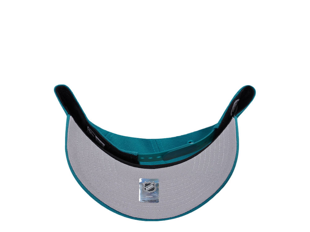 New Era Anaheim Ducks 10th Anniversary Teal Prime Edition 9Forty A Frame Snapback Cap