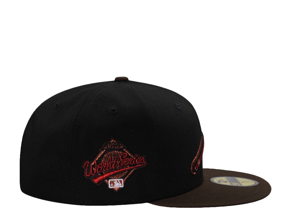 New Era Atlanta Braves World Series 1995 Black Two Tone Edition 59Fifty Fitted Cap