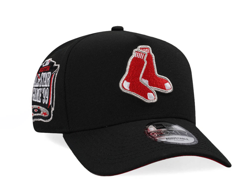 New Era Boston Red Sox All Star Game 1999 Black and Red 9Forty A Frame Snapback Cap