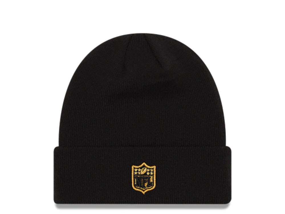 New Era New England Patriots All about Black and Gold Knit