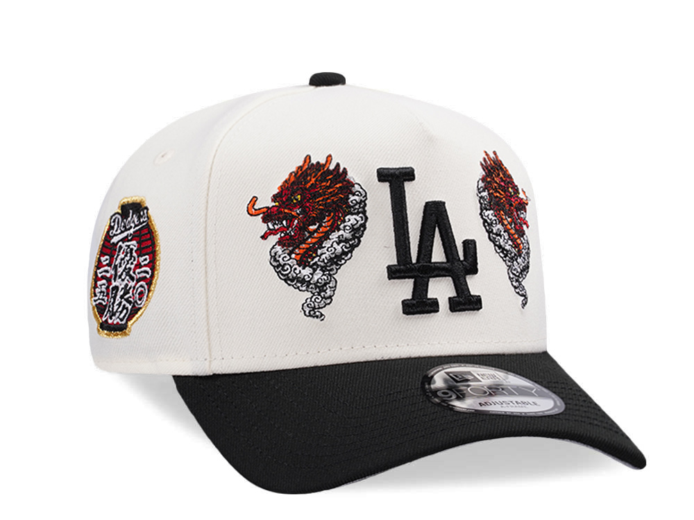 New Era Los Angeles Dodgers World Series 2025 Dragon Chrome Two Tone Edition 9Forty A Frame Snapback Cap