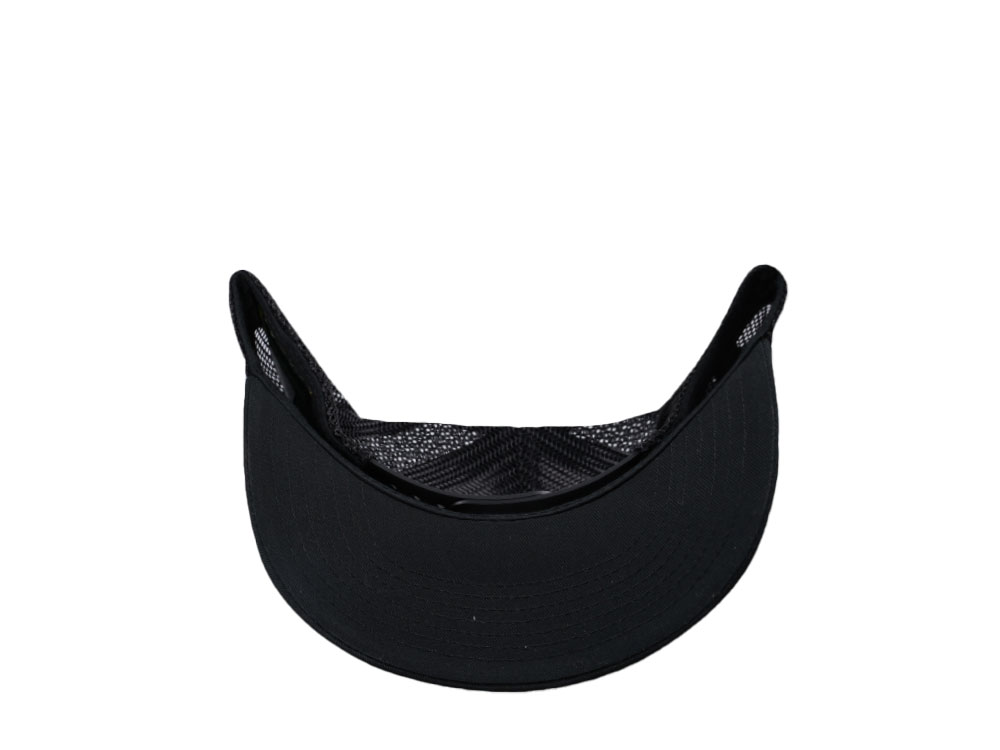 John Deere Black Mesh Trucker Snapback Cap