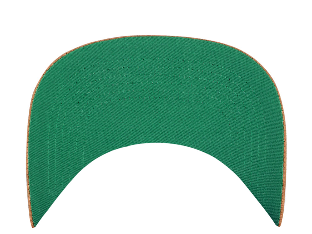 47 Brand Oakland Athletics Cooperstown Suede Visor Dark Green Hitch Snapback Cap