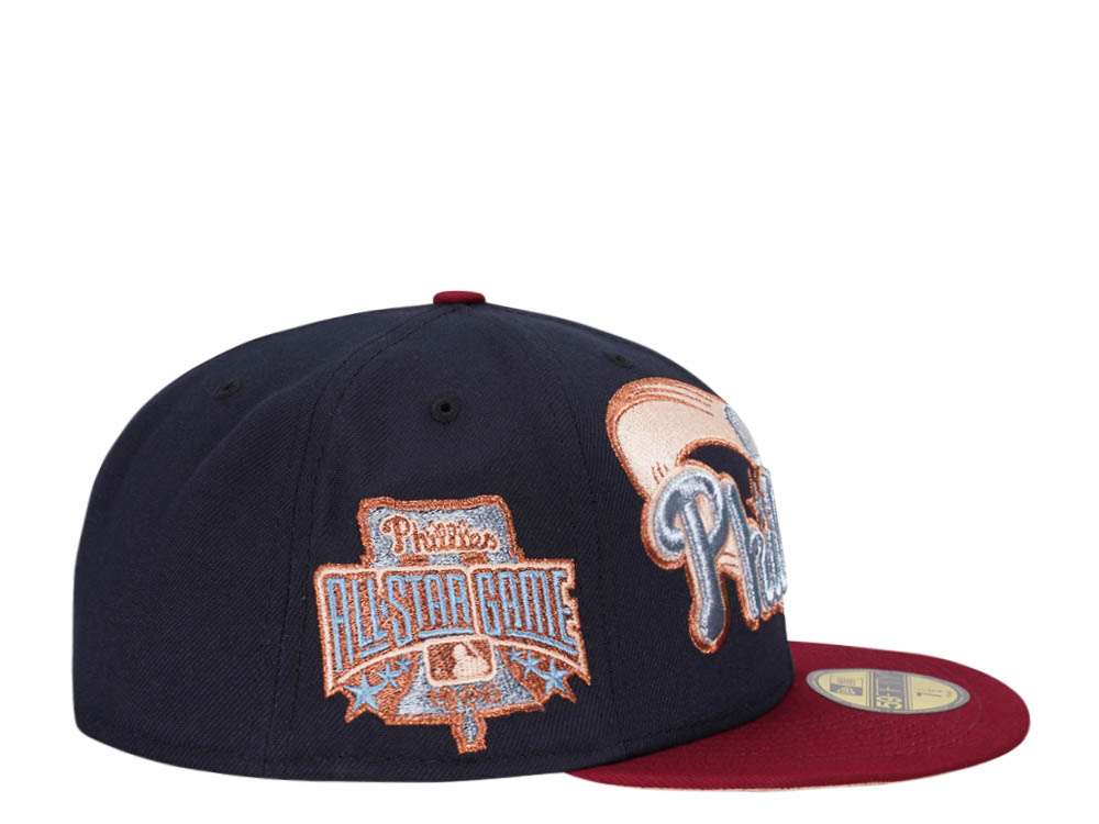 New Era Philadephia Phillies All Star Game 1996 Heavy Metallic Two Tone Edition 59Fifty Fitted Cap