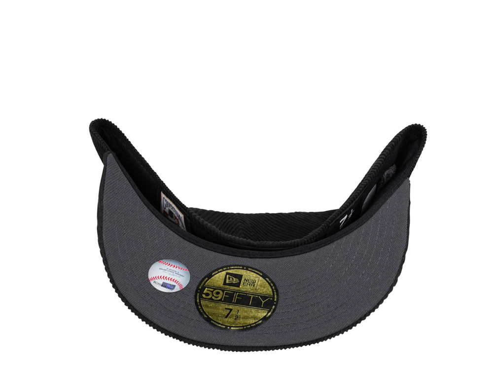 New Era Oakland Athletics World Series 1929 Liquid Metall Dark Side Cord Edition 59Fifty Fitted Cap