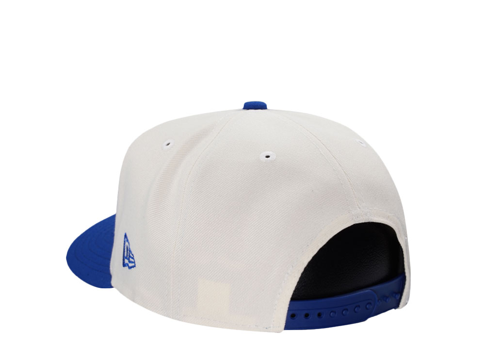 New Era Los Angeles Dodgers Bleed Blue Chrome Two Tone Edition 9Fifty A Frame Snapback Cap