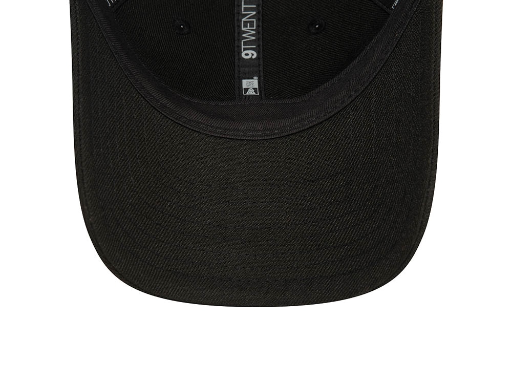 New Era Classic Logo Black and White 9Twenty Strapback Cap