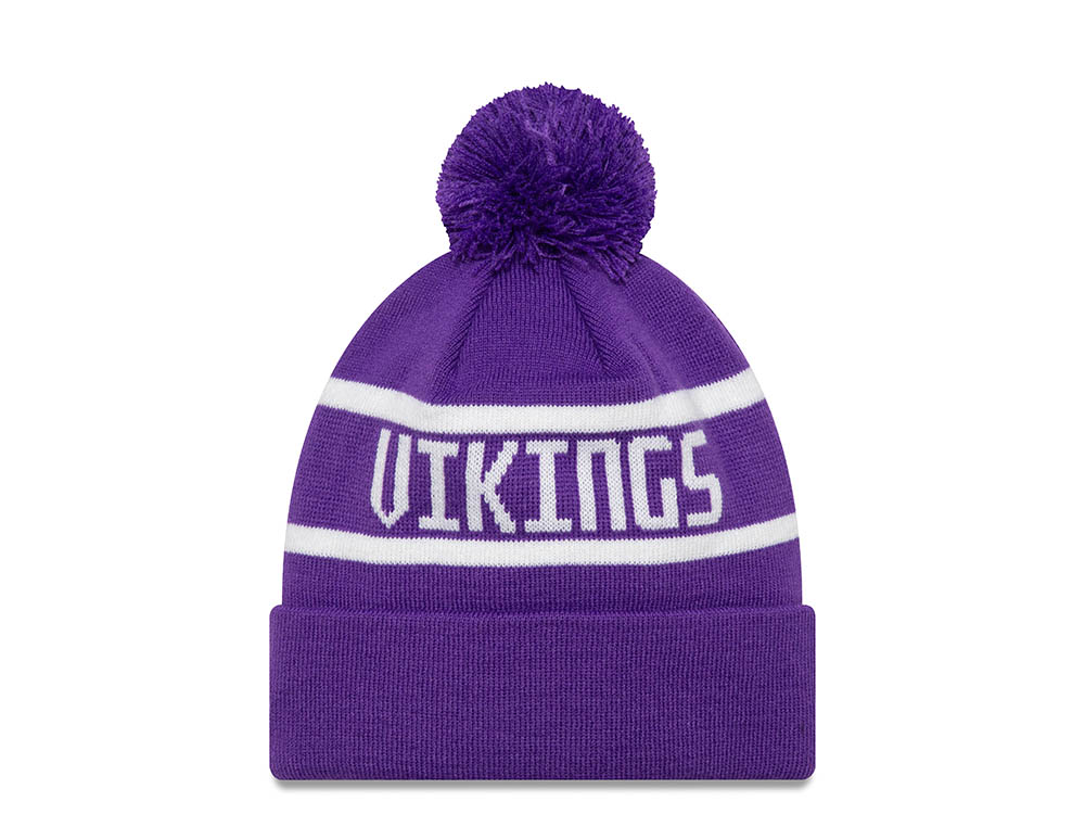 New Era Minnesota Vikings On The Cuff Jake Purple Knit
