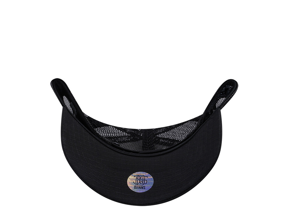 Djinns M-Ribstop Black Trucker Snapback Cap