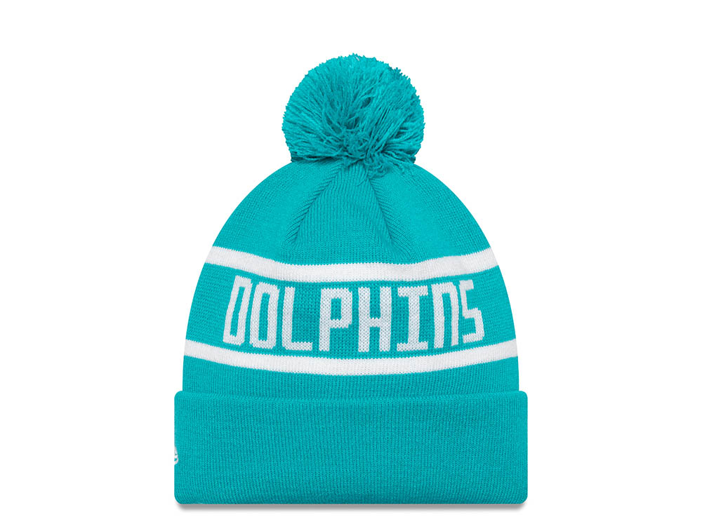 New Era Miami Dolphins On The Cuff Jake Teal Knit