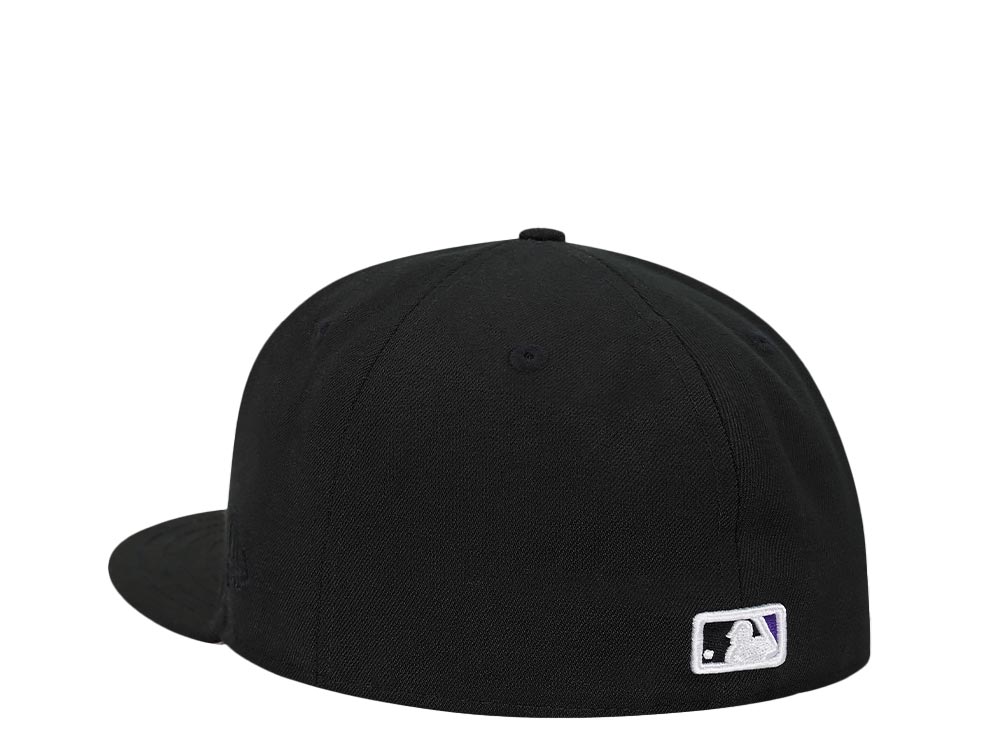 New Era Colorado Rockies 25th Anniversary Black and Pink Edition 59Fifty Fitted Cap