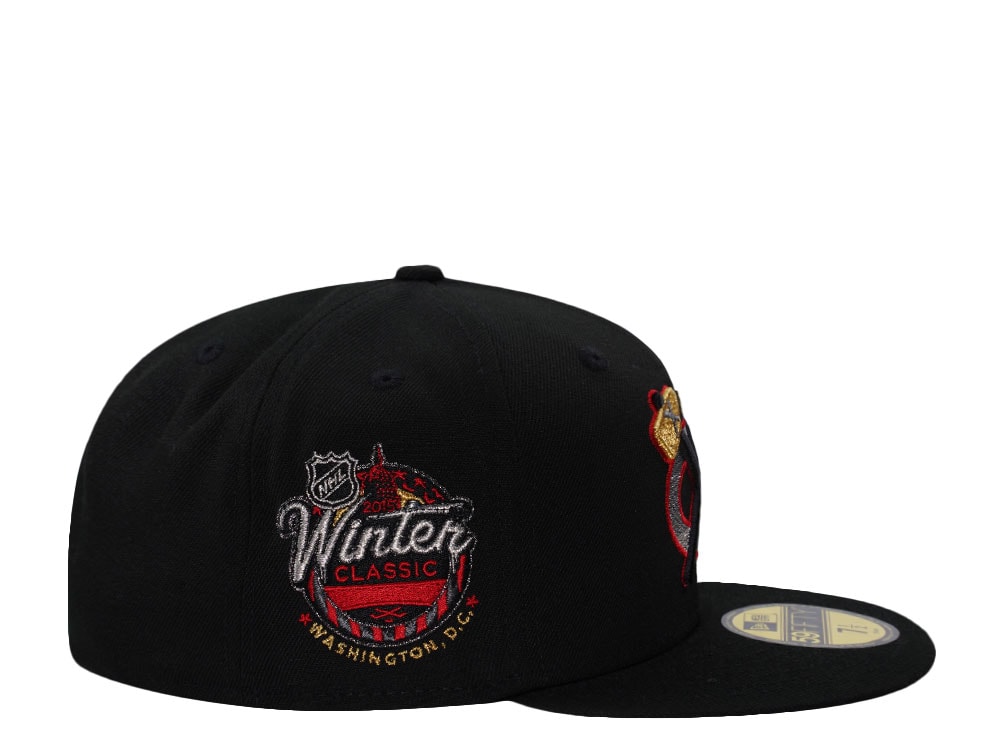 New Era Chicago Blackhawks Winter Classic 2015 Black Prime Edition 59Fifty Fitted Cap