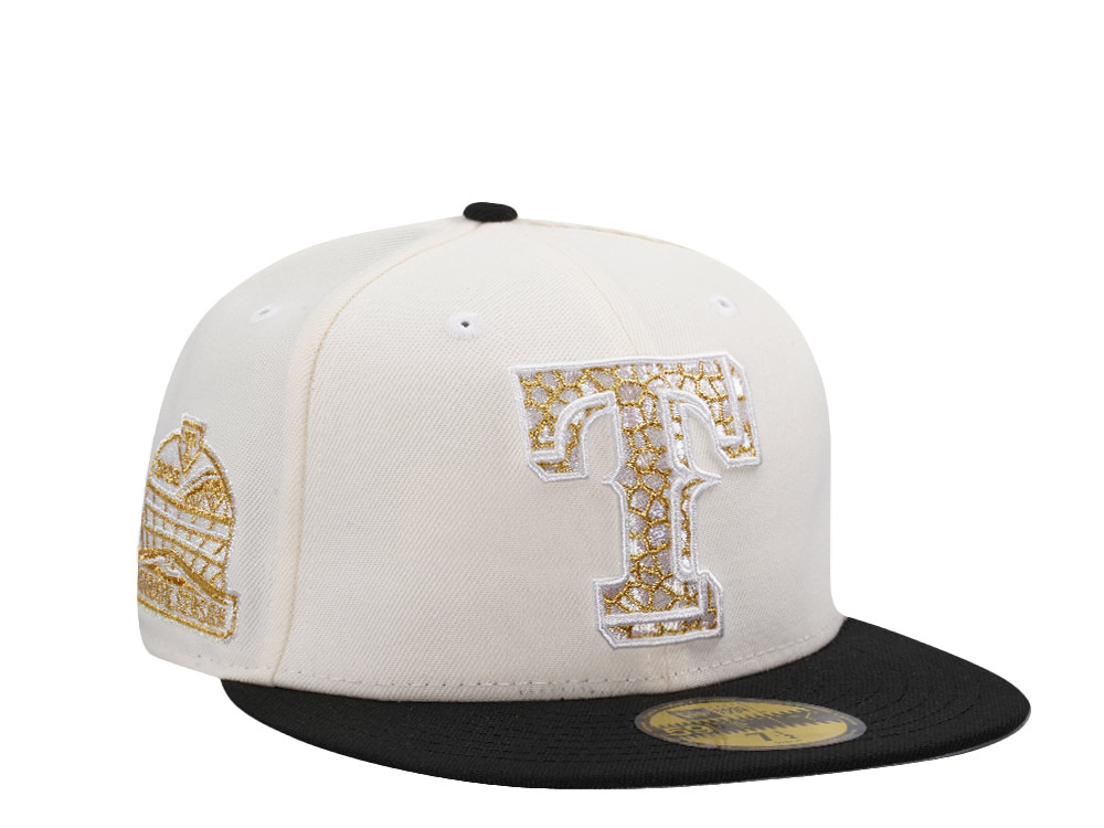 New Era Texas Rangers Inaugural Season Chrome Two Tone Edition 59Fifty Fitted Cap