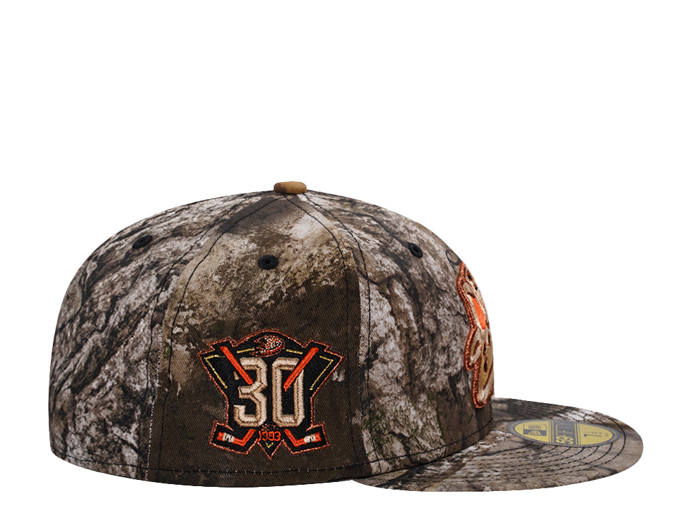 New Era Anaheim Ducks 30th Anniversary Realtreee APX Prime Edition 59Fifty Fitted Cap