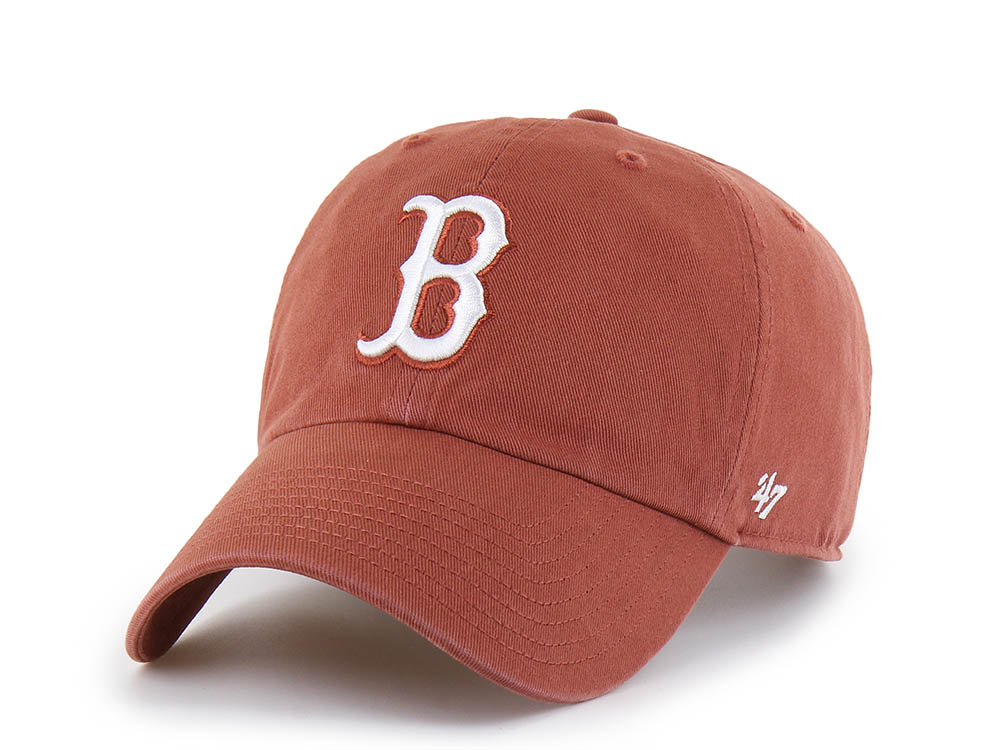 47 Brand Boston Red Sox Brown Edition Clean Up Strapback Cap
