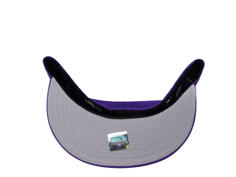 New Era Fresno Grizzlies Lowrider California League Purple Prime Edition 59Fifty Fitted Cap
