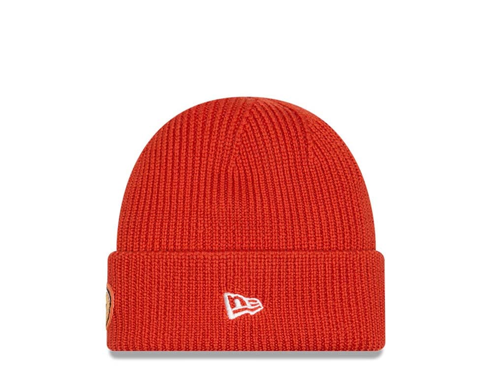New Era Anaheim Ducks Skull Knit Orange Knit