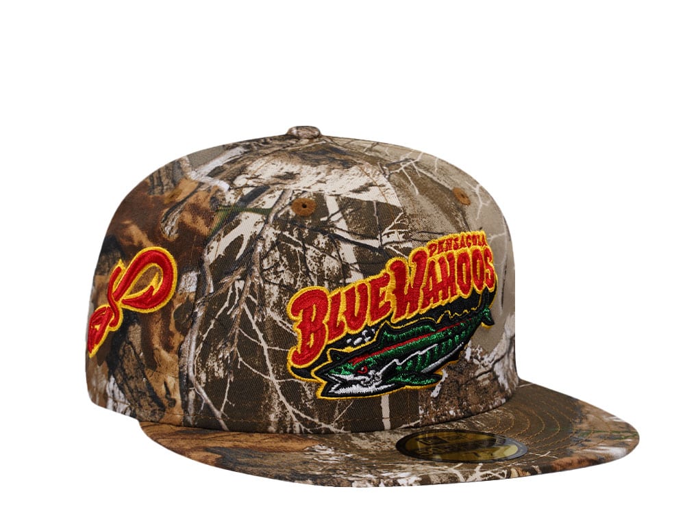 New Era Pensacola Blue Wahoos Realtree Edition 59Fifty Fitted Cap