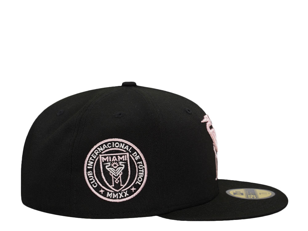 New Era Inter Miami FC Black Pink Prime Edition 59Fifty Fitted Cap