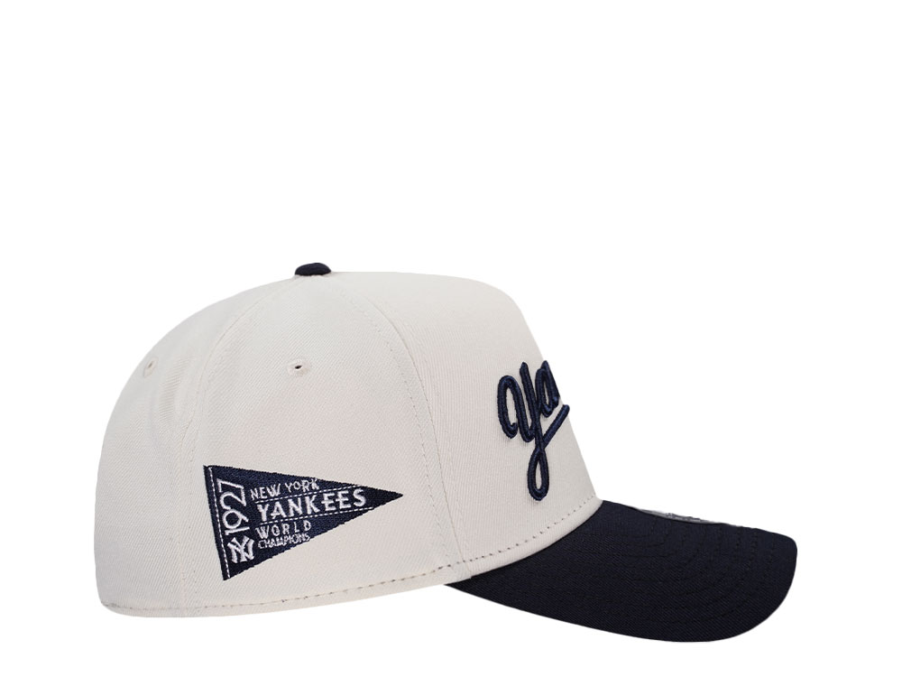 New Era New York Yankees World Series 1927 Chrome Two Tone Prime Edition 9Forty A Frame Snapback Cap