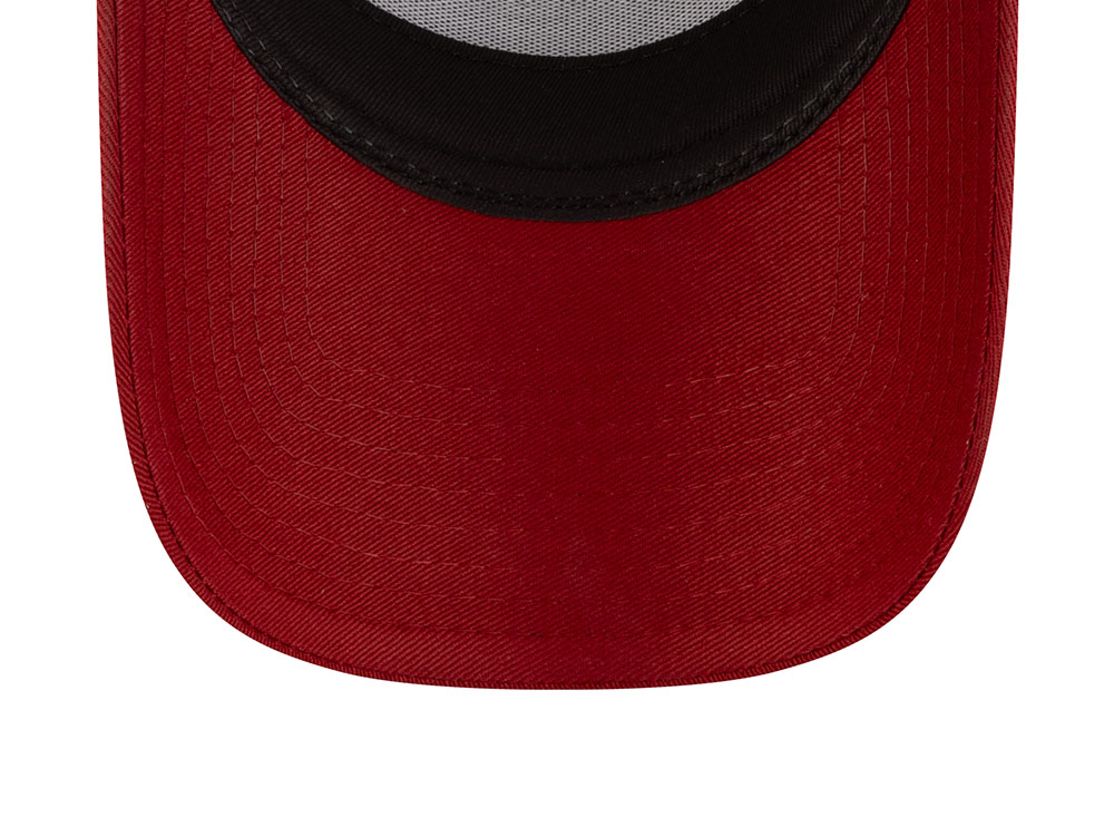 New Era AS Roma Tonal Maroon Edition 9Forty A Frame Trucker Snapback Cap