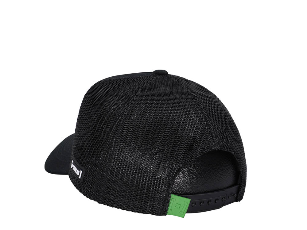 Capslab Rick and Morty Pickle Rick Trucker Snapback Cap